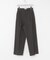 new basic　WOOL LINEN SILK PANTS