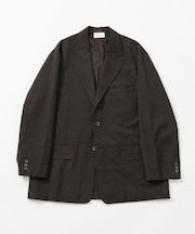 new basic WOOL SILK LINEN SINGLE JACKET