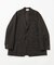 new basic　WOOL SILK LINEN SINGLE JACKET