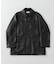 new basic　LAMB LEATHER CAR COAT