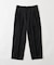 new basic　WOOL SILK TAPERED SLACKS