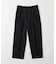 new basic　WOOL SILK TAPERED SLACKS