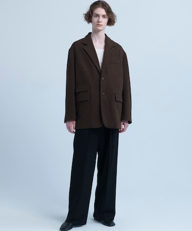 new basic　BOILED WOOL JACKET