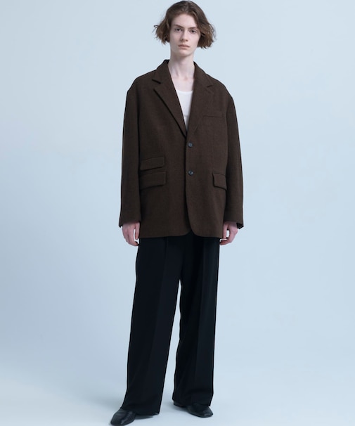 new basic　BOILED WOOL JACKET
