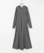 new basic　WASHABLE WOOL LONG-SLEEVE ONE-PIECE