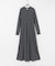 new basic　WASHABLE WOOL LONG-SLEEVE ONE-PIECE