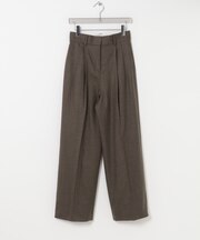 new basic　SAXONY HIGH WAIST PANTS