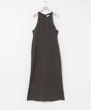 new basic　WOOL LINEN SILK ONE-PIECE