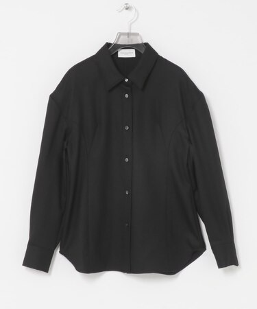 new basic　SAXONY FORM SLEEVE SHIRTS