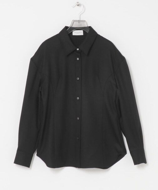 new basic　SAXONY FORM SLEEVE SHIRTS