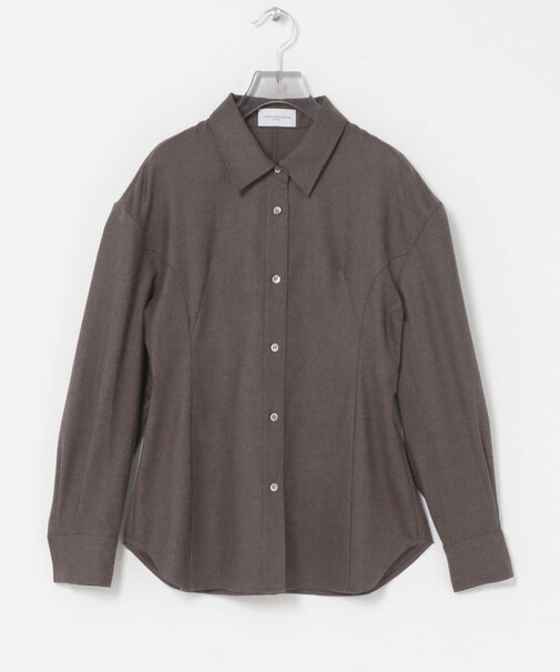 new basic　SAXONY FORM SLEEVE SHIRTS