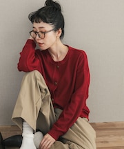 タックフライスカーディガン