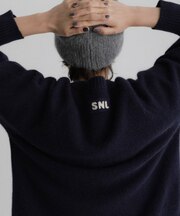 バナナスリーブニットプルオーバー
