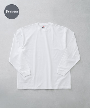 『別注』HANES×DOORS BEEFY-T DOORS FIT LONG-SLEEVE