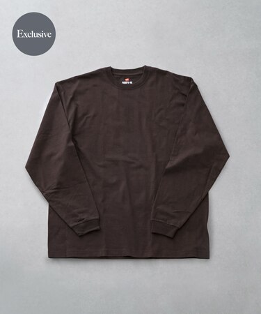 『別注』HANES×DOORS BEEFY-T DOORS FIT LONG-SLEEVE