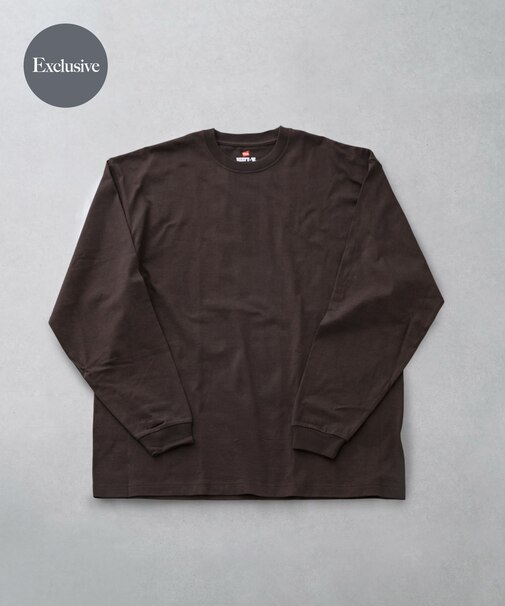 『別注』HANES×DOORS BEEFY-T DOORS FIT LONG-SLEEVE