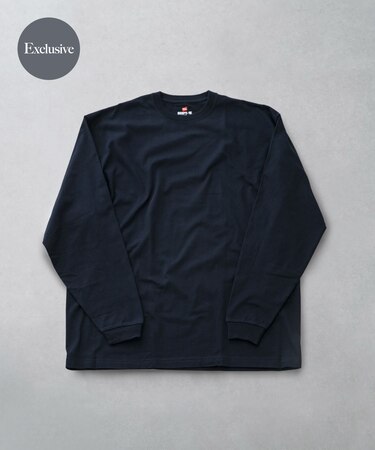 『別注』HANES×DOORS BEEFY-T DOORS FIT LONG-SLEEVE