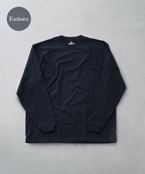 『別注』HANES×DOORS BEEFY-T DOORS FIT LONG-SLEEVE