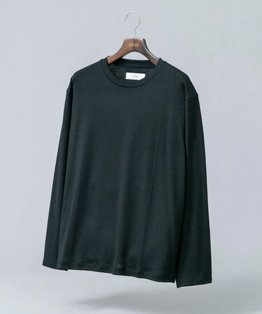 『マシンウォッシャブル』ハイクオリティウールロングスリーブTシャツ