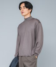 『マシンウォッシャブル』ハイクオリティウールモックネックTシャツ