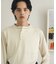 フェイクレイヤードヘンリーネックロングTシャツ