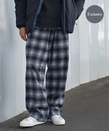 『別注』PENDLETON×DOORS　PLAID EASY PANTS 26AW