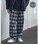 『別注』PENDLETON×DOORS　PLAID EASY PANTS