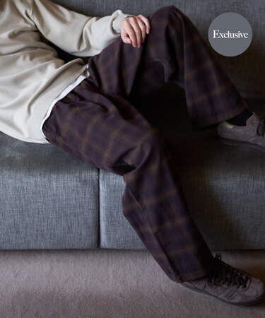 『別注』PENDLETON×DOORS　PLAID EASY PANTS
