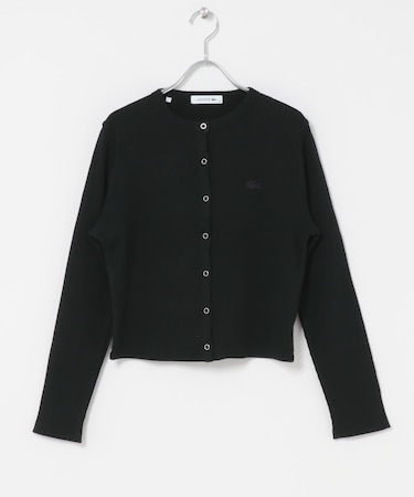 LACOSTE　リブジャージーカーディガン