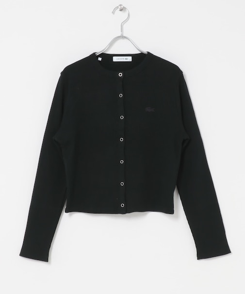 LACOSTE　リブジャージーカーディガン