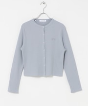 LACOSTE　リブジャージーカーディガン