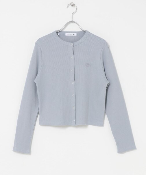 LACOSTE　リブジャージーカーディガン