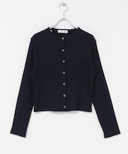 LACOSTE リブジャージーカーディガン