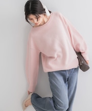 カシミヤシルクブレンドボートネックニット