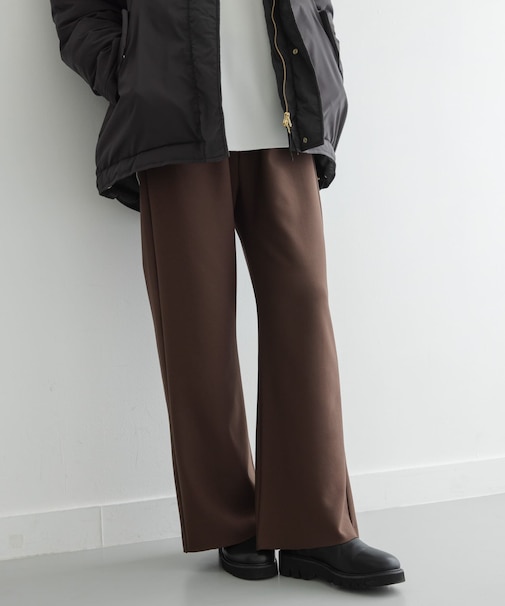 ストレッチジョーゼットジャージーパンツ