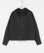 mizuiro ind　PLEATS COLLAR SHIRTS