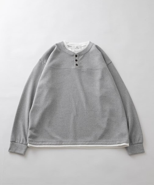 ワッフルレイヤードロングスリーブTシャツ