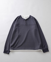 ワッフルレイヤードロングスリーブTシャツ