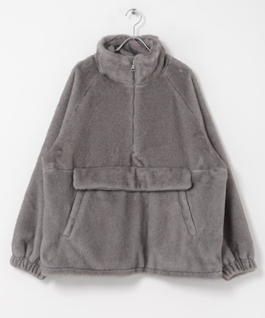 LAYAS　FLEECE HALF ZIP TOP