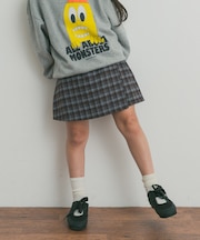 『150サイズあり』チェックラップキュロット(KIDS)