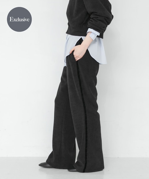 『別注』THOUSAND MILE×URBAN RESEARCH　KNIT FLEECE FLARE PANTS