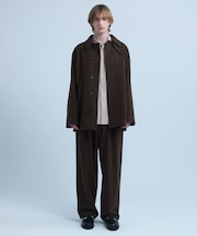new basic BOILED WOOL COAT