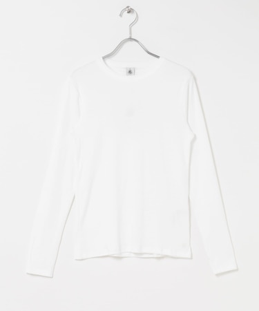 PETIT BATEAU　クルーネック長袖Tシャツ