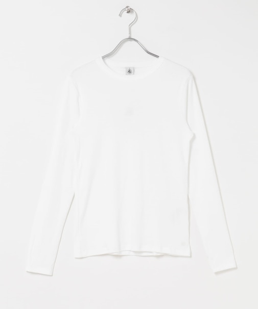 PETIT BATEAU　クルーネック長袖Tシャツ