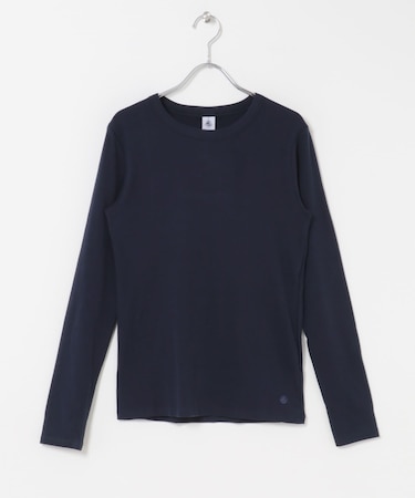 PETIT BATEAU　クルーネック長袖Tシャツ