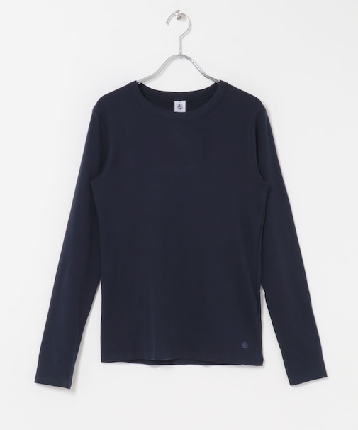 PETIT BATEAU　クルーネック長袖Tシャツ