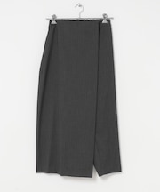 mizuiro ind STRIPE WRAP LIKE PANTS