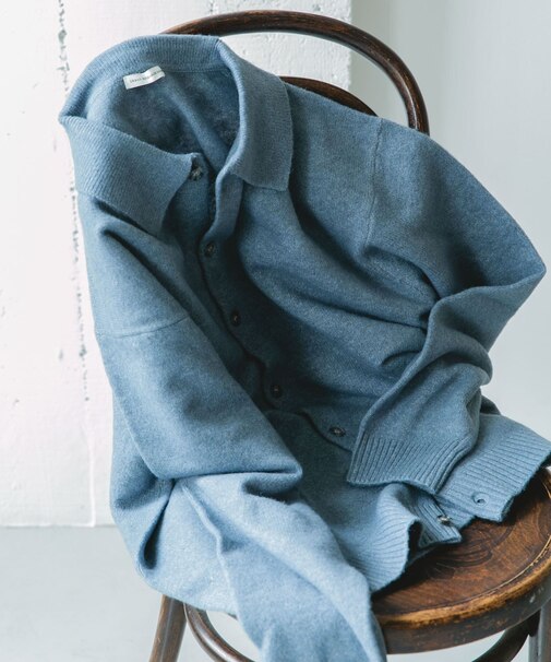 『WEB限定』ウール混もちもちシャツカーディガン 26AW