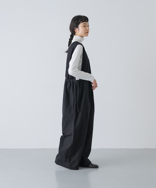 arpege storyサイドギャザーサロペット2025 S black 2サイズ展開』サイドギャザーサロペット｜アーバンリサーチの通販