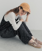 刺繍ベロアイージーパンツ